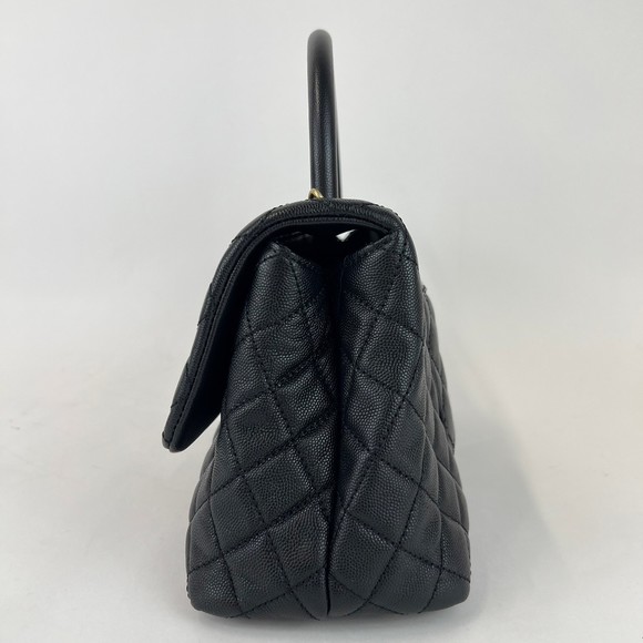 CHANEL Coco Handle Matelasse Chain Shoulder Black - Picture 3 of 16